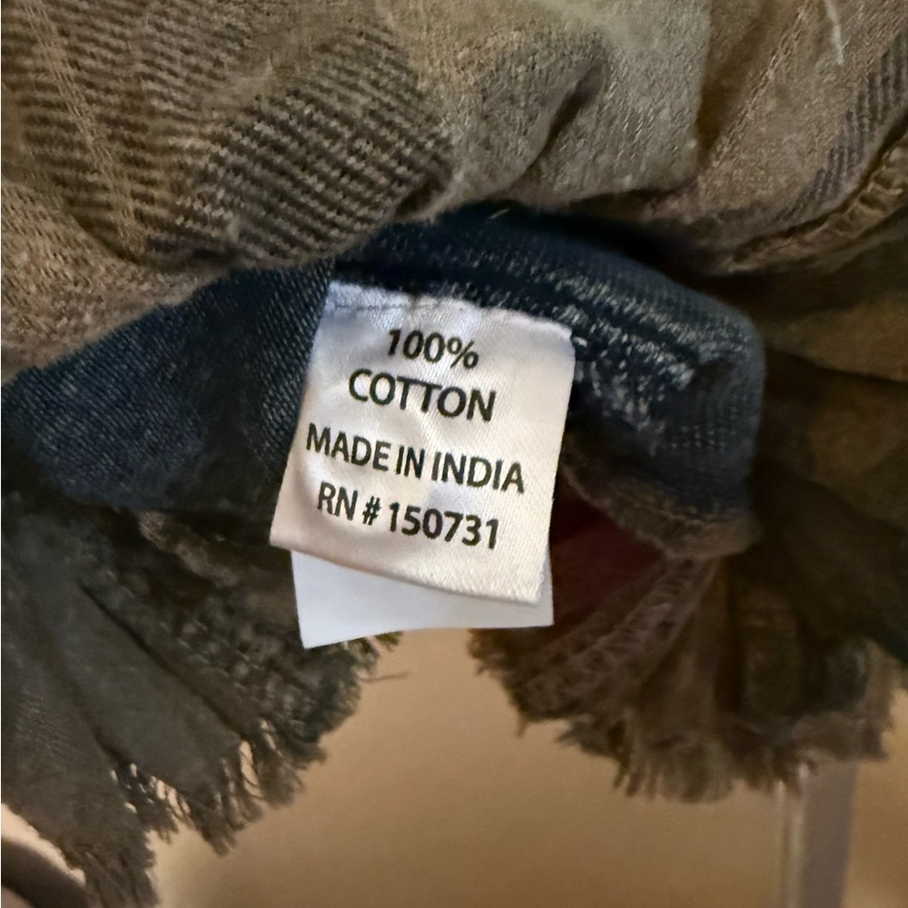 Denim Patchwork ruffle Jacket with Floral Accents… - image 11